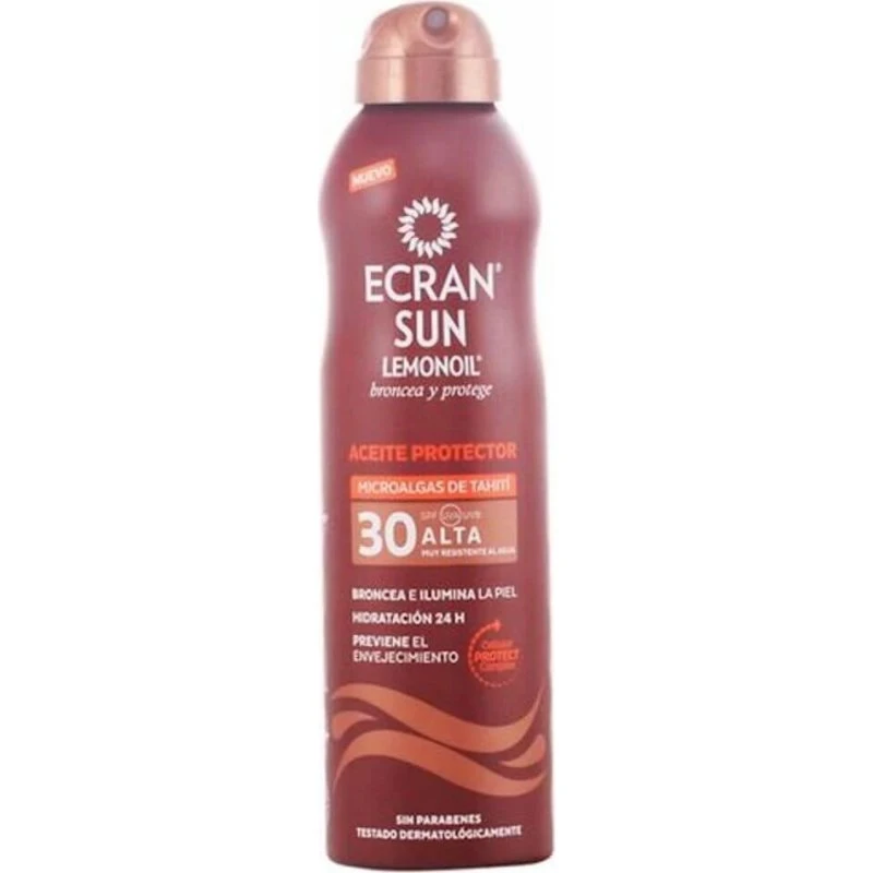 Ecran Protector Solar Aceite Aerosol Sunnique SPF 30 250ml