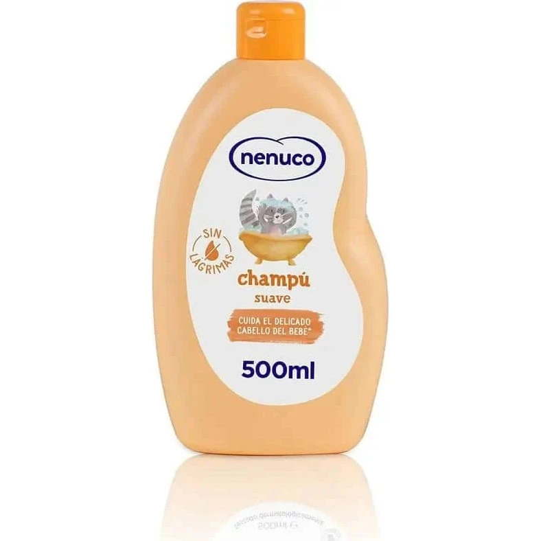 Nenuco Champú Suave para Bebé con Leche de Almendras 500ml