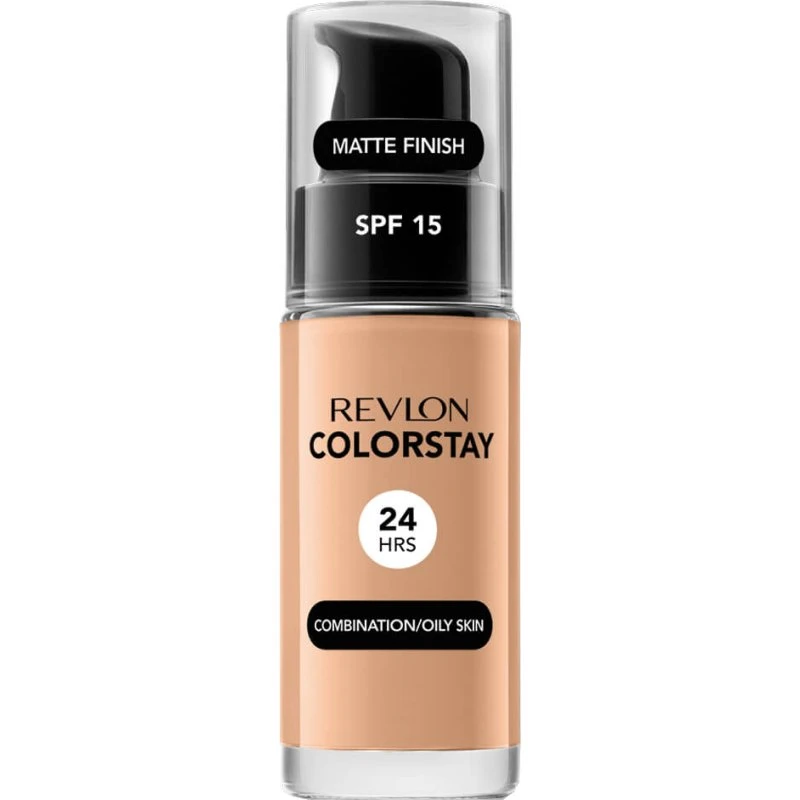 Revlon Colorstay Base Maquillaje Piel Grasa 350 Rich Tan