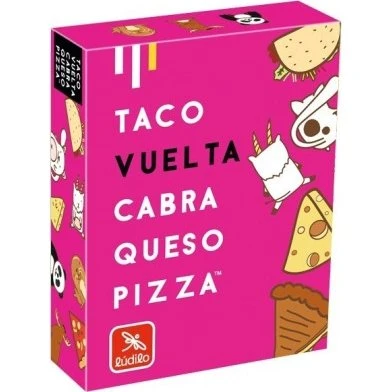 Lúdilo Taco, Vuelta, Cabra, Queso, Pizza Juego de Cartas