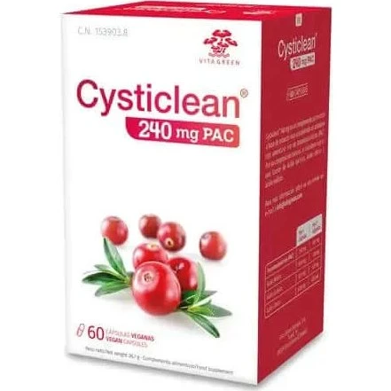 Cysticlean 240 mg - 60 Cápsulas de Arándano Rojo Americano