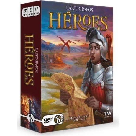 Cartógrafos: Heroes - Expansión de Juego de Mesa con Mini Expansión