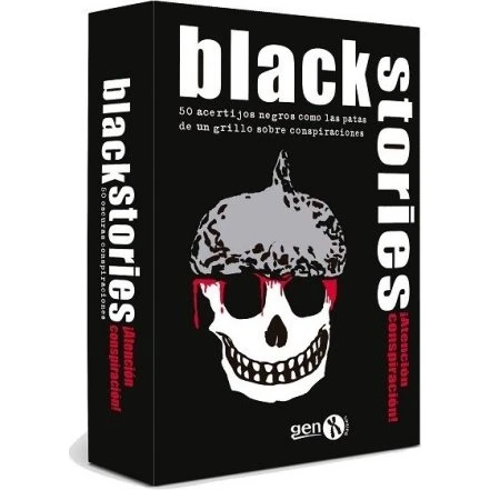 Black Stories: Atención Conspiración - Juego de Cartas