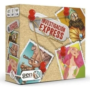 GenX Investigación Express - Juego de Cartas de Misterio