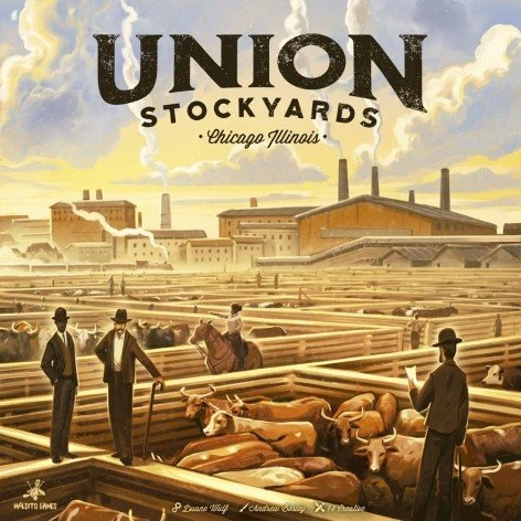 Maldito Games Union Stockyards con Fichas de Madera