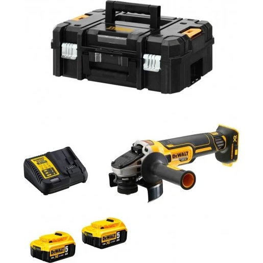 Dewalt DCG405P2-QW Amoladora 18V 5Ah Sin Escobillas