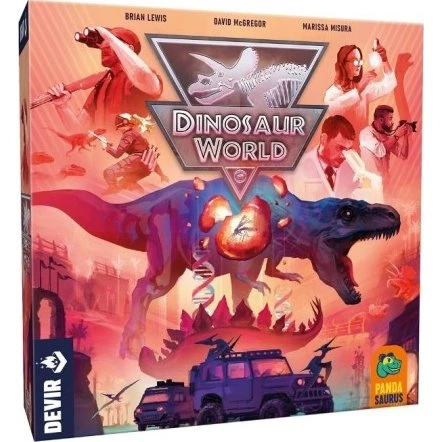 Dinosaur World Devir - Juego de Mesa con Carta Promocional