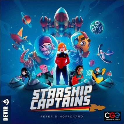 Devir Starship Captains - Juego de Mesa con Carta Promocional