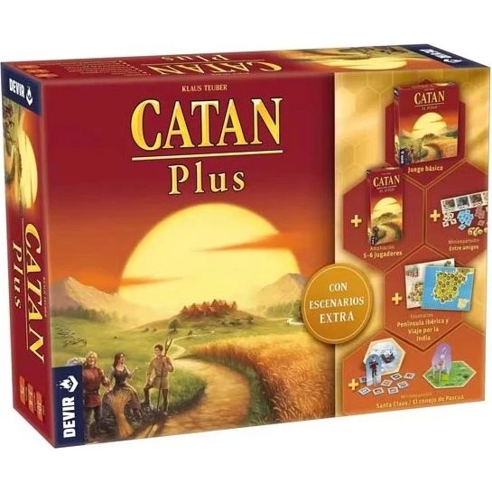 Devir Catan Big Box Juego de Mesa - Edición Plus 2023