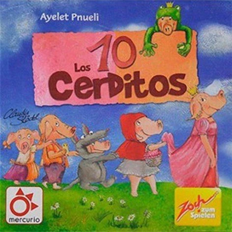 Mercurio Los 10 Cerditos - Juego de Cartas para Niños