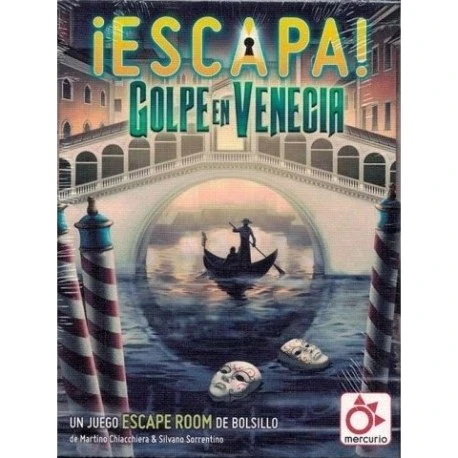 Escapa: Golpe en Venecia - Juego de Cartas Escape Room