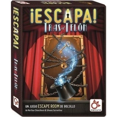 Escapa: Tras el Telón - Juego de Cartas Escape Room de Bolsillo