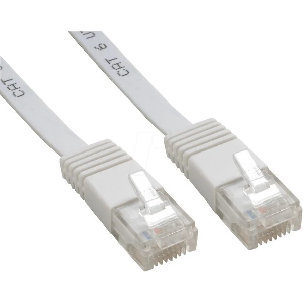 GOOBAY Cable Plano CAT6 1m Blanco