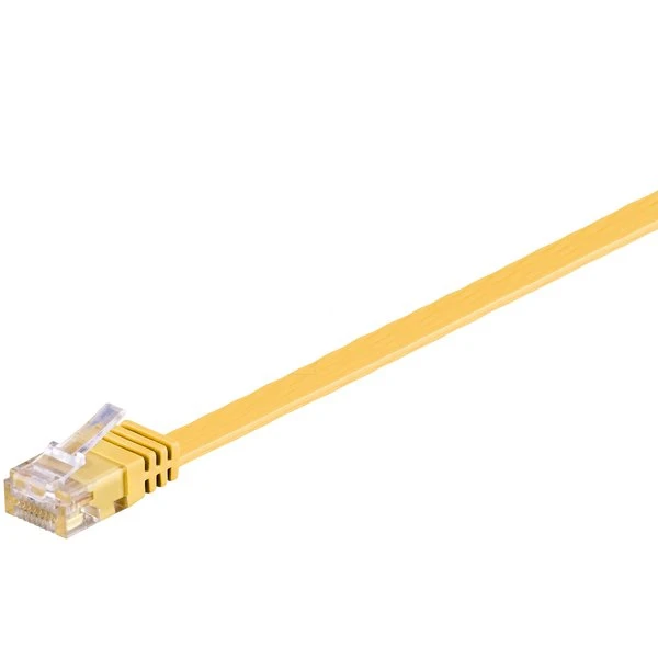 Marca Cable Plano Cat.6 Amarillo 1m