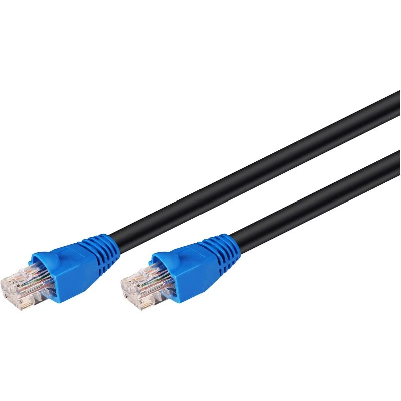 Marca: Cable RJ45 CAT6 U/UTP 40m Azul/Negro Impermeable