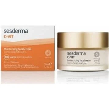 Sesderma C-Vit Crema Facial Hidratante con Vitamina C, 50 ml