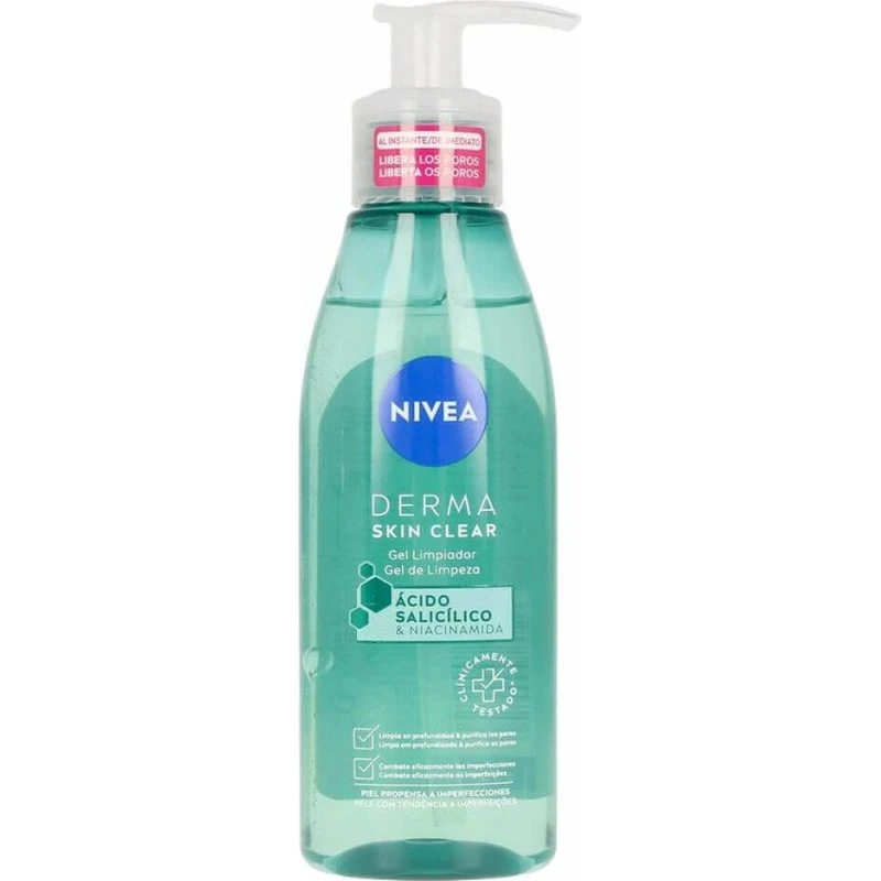 Nivea Derma Skin Clear Gel Limpiador 150 ml