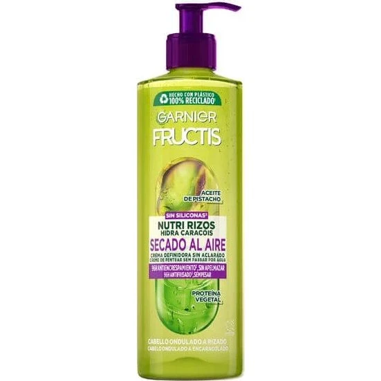 Garnier Fructis Nutri Rizos Crema Sin Aclarado Secado al Aire 400ml
