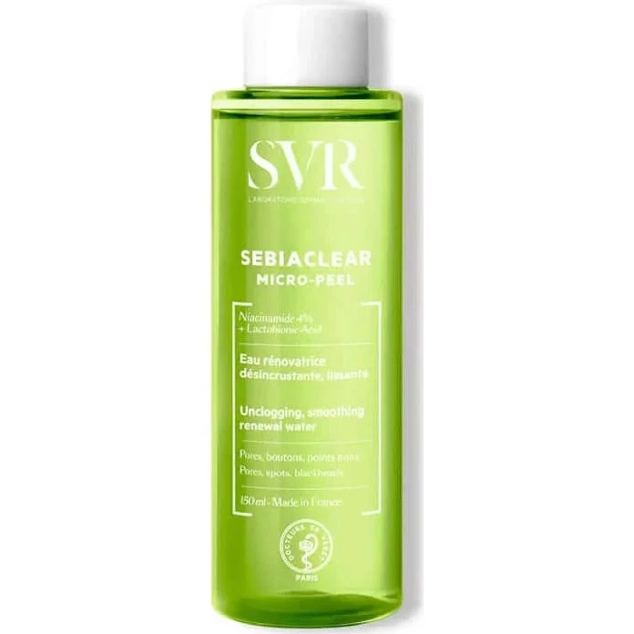 SVR Sebiaclear Micro Peel 150ml - Agua Renovadora para Piel Acneica