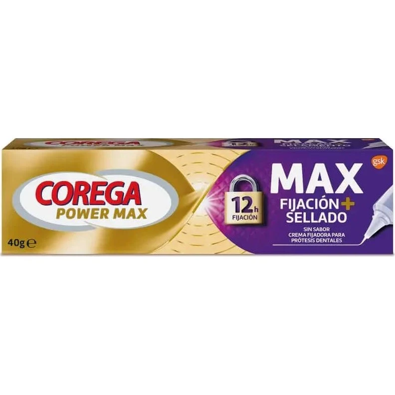 Corega Sellado Máximo Adhesivo para Prótesis Dental, 40g