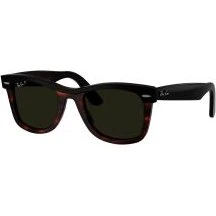 Ray-Ban Wayfarer Black on Havana/Polar Green 25