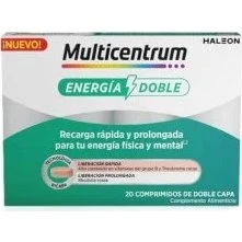 Multicentrum Energía Doble 20 comprimidos