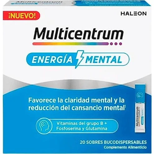 Multicentrum Energía Mental 20 Sobres Bucodispersables