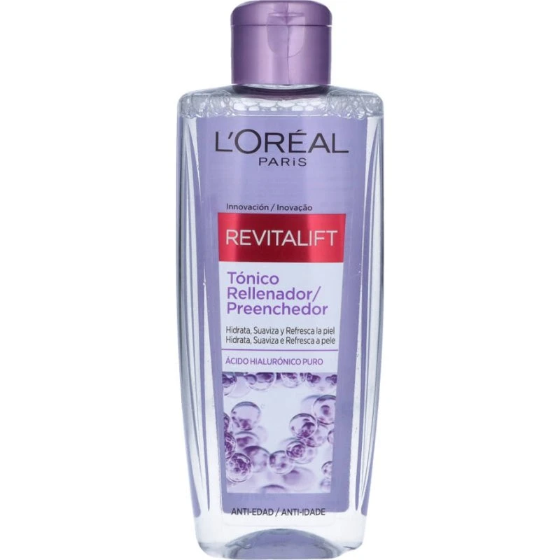 L'Oréal Paris Revitalift Toner Filler 200 ml con Ácido Hialurónico
