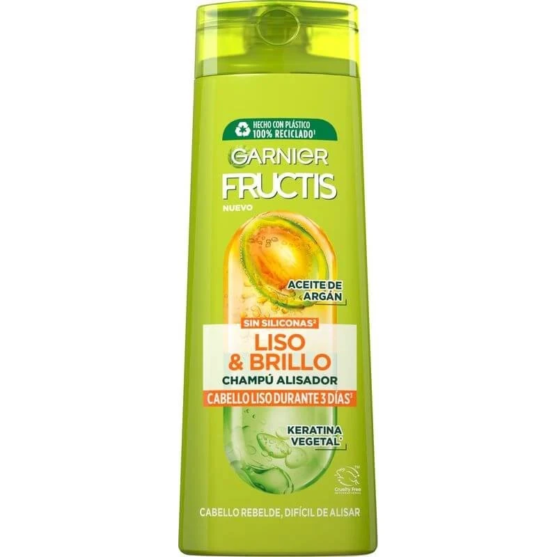 Garnier Fructis Champú Smooth & Shine Suavidad y Brillo 380 ml