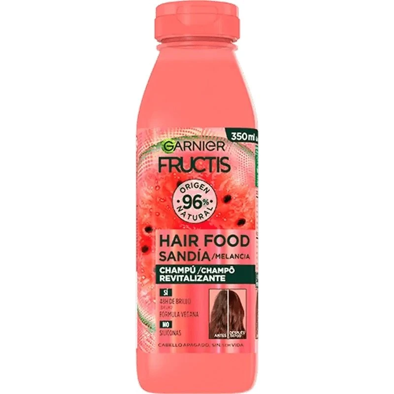 Garnier Fructis Hair Food Champú Revitalizante Sandía 350 ml