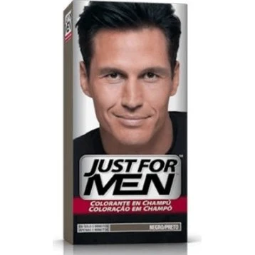Just For Men Colorante en Champú Anticanas Negro 100 ml