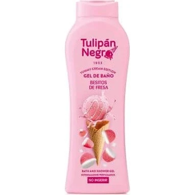 Tulipán Negro Gel de Baño Yummy Besitos Fresa 650 ml
