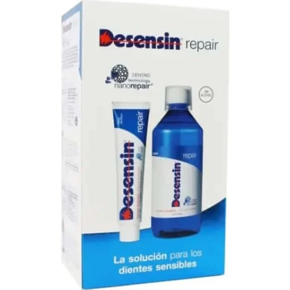 Desensin Pack Repair Colutorio 500 ml + Pasta 75 ml
