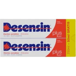 Desensin Duplo Pasta Desensibilizante con Flúor 2 x 125ml + 50ml Gratis