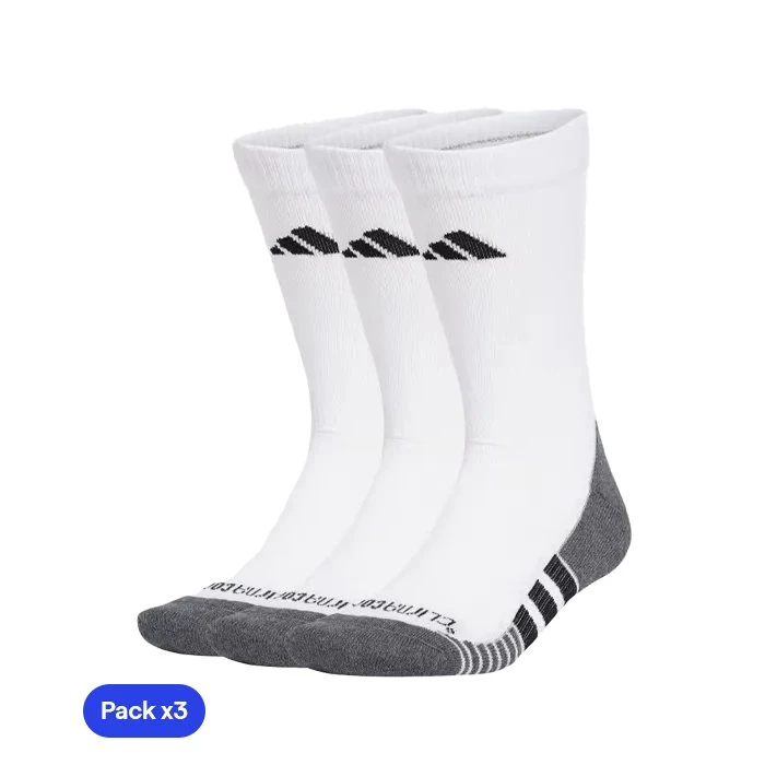 adidas Calcetines Fitness Prf Cc Crw 3P Blanco/Negro