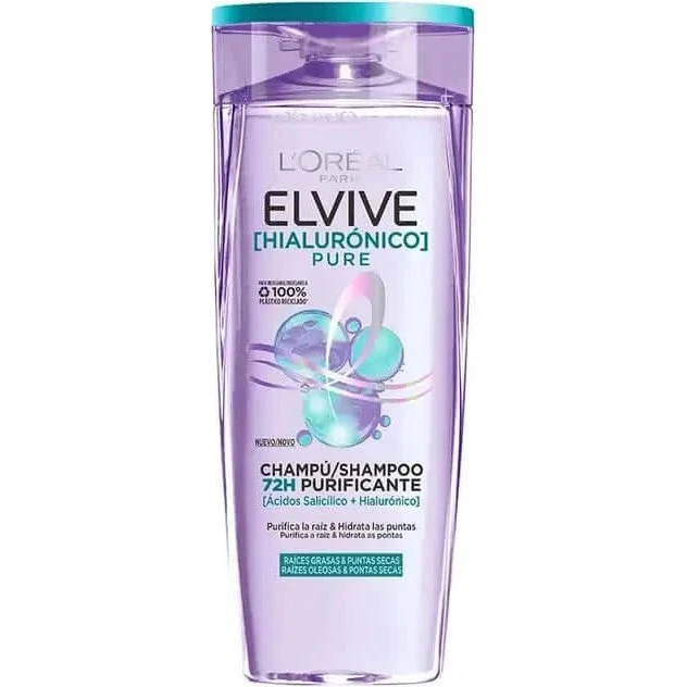 L'Oréal Paris Elvive Champú Hyaluronic Pure 400ml