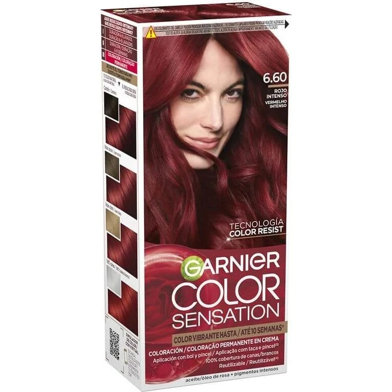 Garnier Color Sensation N. 6.60 Rojo Intenso - Tinte Permanente