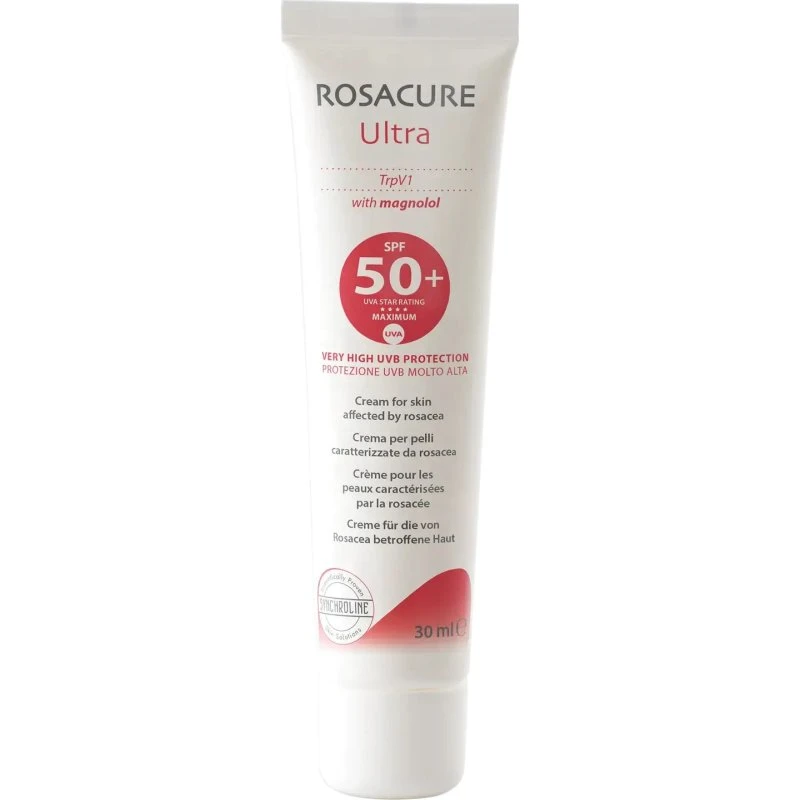 Synchroline Rosacure Ultra FPS 50+, Crema Facial para Rosácea 30ml