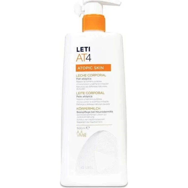 Leti AT4 Leche Corporal para Pieles Atópicas 500 ml