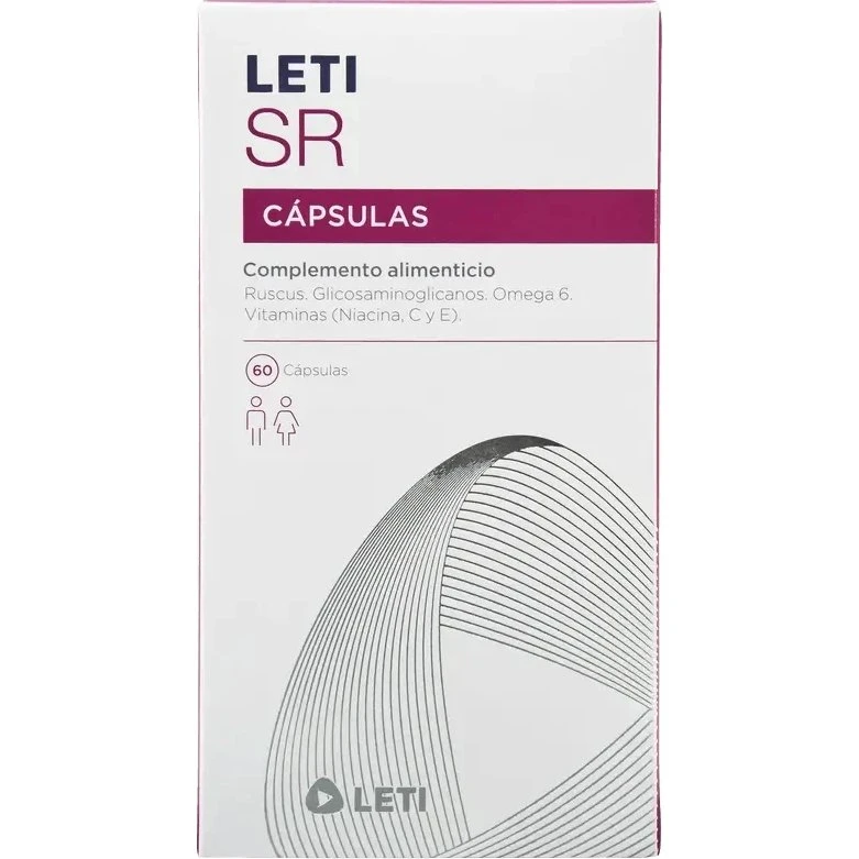 Leti SR 60 Cápsulas - Cuidado de Piel Sensible y Salud Cardiovascular