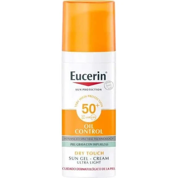 Eucerin Oil Control Gel Solar Toque Seco FPS 50+ 50 ml