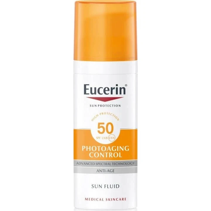 Eucerin Photoaging Control Emulsión Solar Antiarrugas FPS 50+, 50 ml
