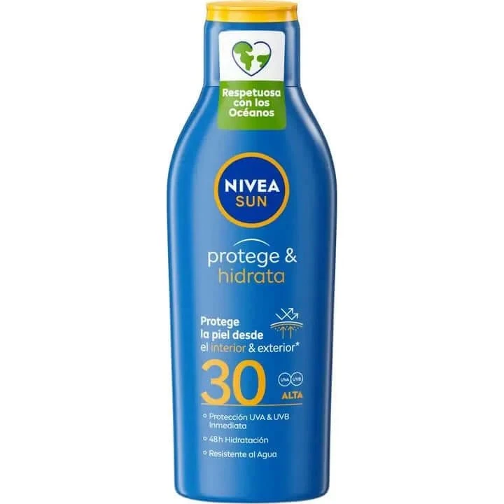 NIVEA Sun SPF30 Protege & Hidrata Leche Solar Hidratante 200 ml