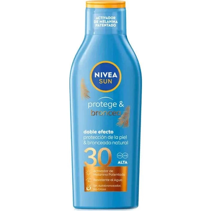 NIVEA Sun SPF30 Protege & Broncea Leche Solar Activadora, 200 ml