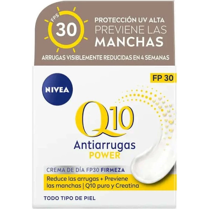 NIVEA Q10 Power Crema de Día Antiarrugas FP30, 50 ml