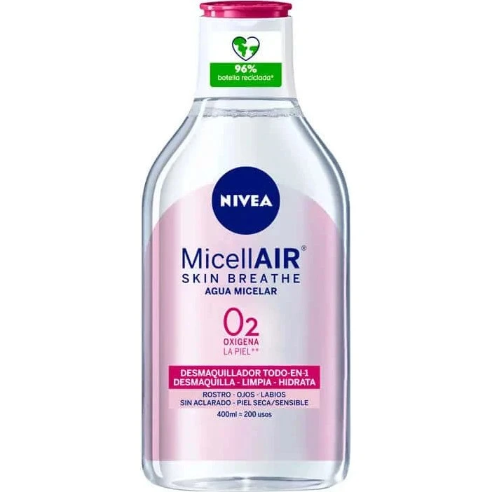 NIVEA Agua Micelar Piel Seca y Sensible 400 ml