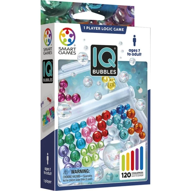 Smart Games IQ Bubbles - Juego de lógica con 120 retos