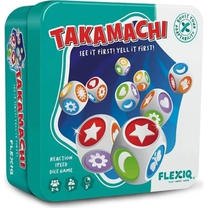 Flexiq Takamachi Juego de Mesa de Dados de Agilidad Mental