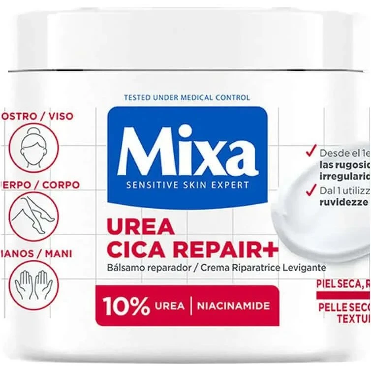 Mixa Bálsamo Reparador Urea Cica Repair+ para Piel Seca 400ml