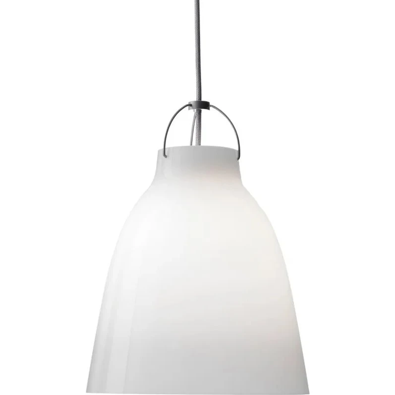 Fritz Hansen Lámpara Colgante Caravaggio P2 Vidrio Opalino
